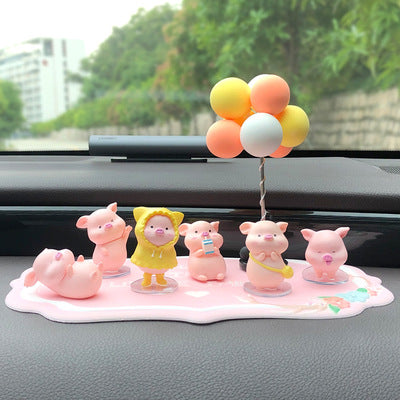 Car Accessories Piggy Creative Cartoon Cute Car Decoration - My Tech Addict