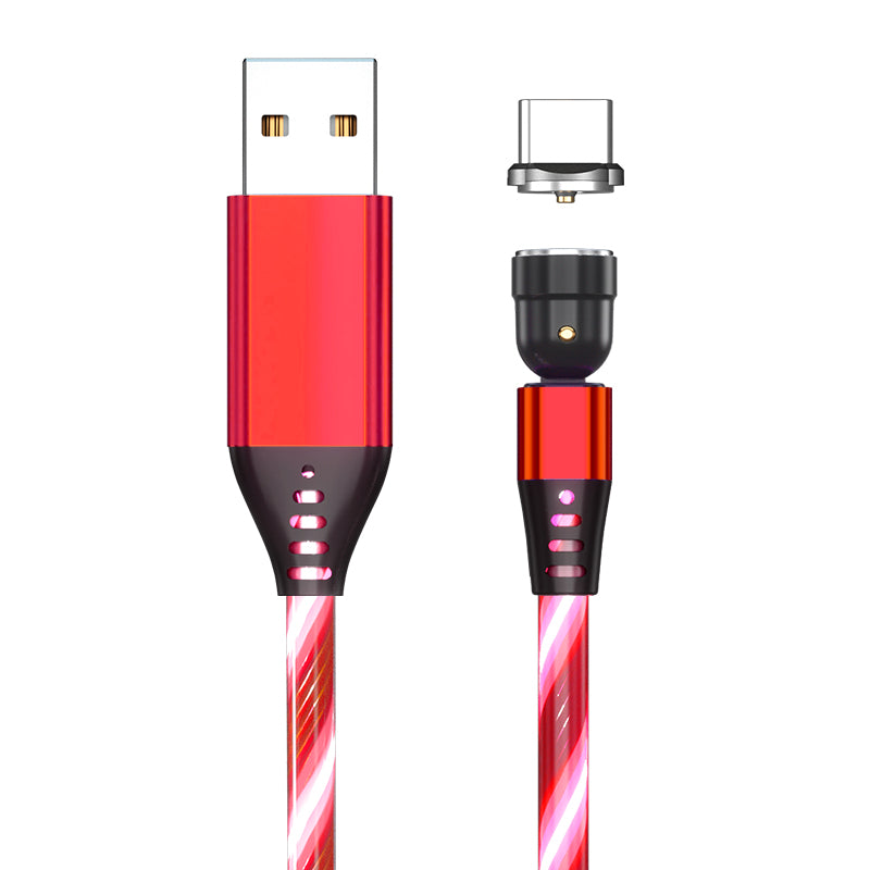 540 Rotate Luminous Magnetic Cable (Fast Charging)