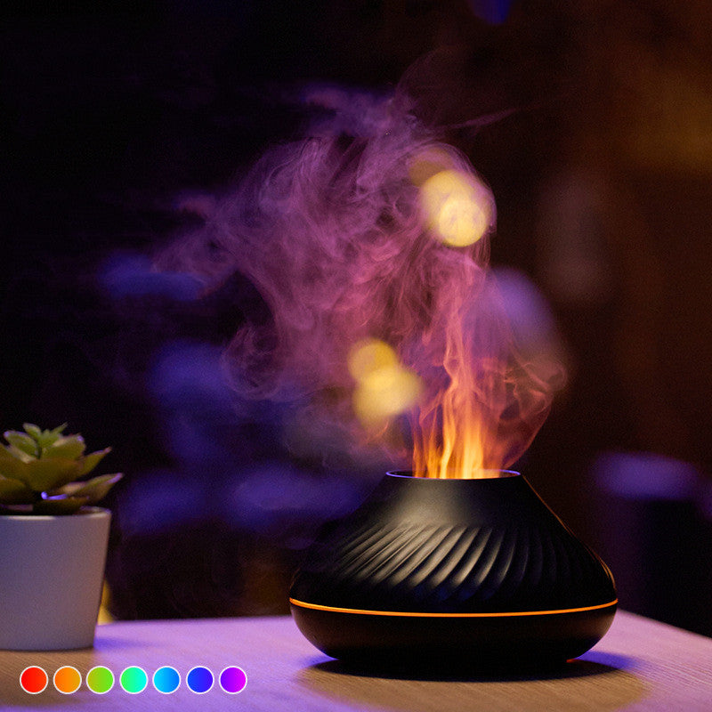 Volcanic Flame Aroma Diffuser Essential Oil Humidifier