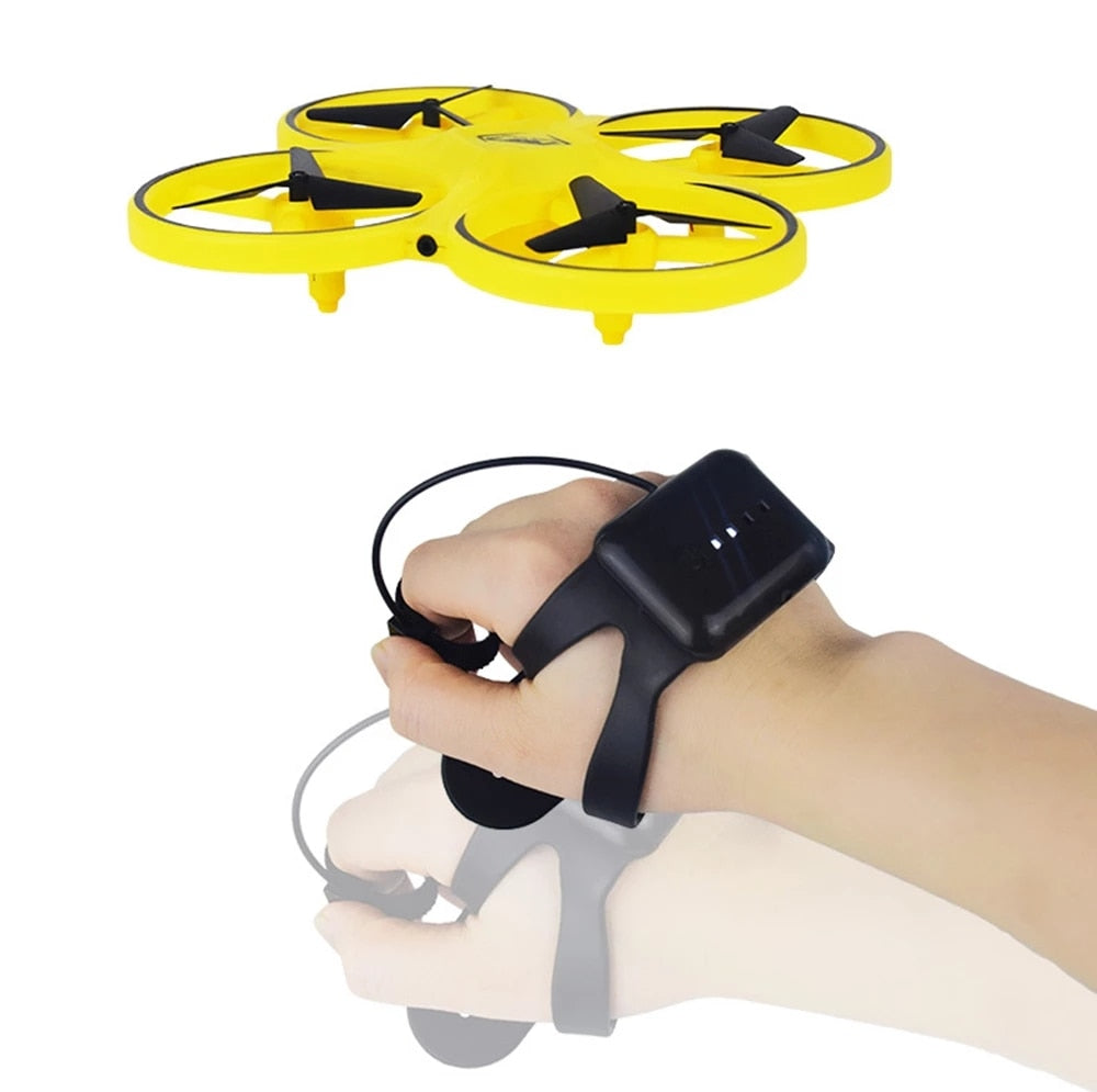 Mini Drone Wrist Control﻿Features &amp; Description:
Fill Your Leisure Time With Fun!
Spending healthy and quality time with your children is not a dream anymore! We are introducing a magicToysMy Tech AddictMy Tech Addict