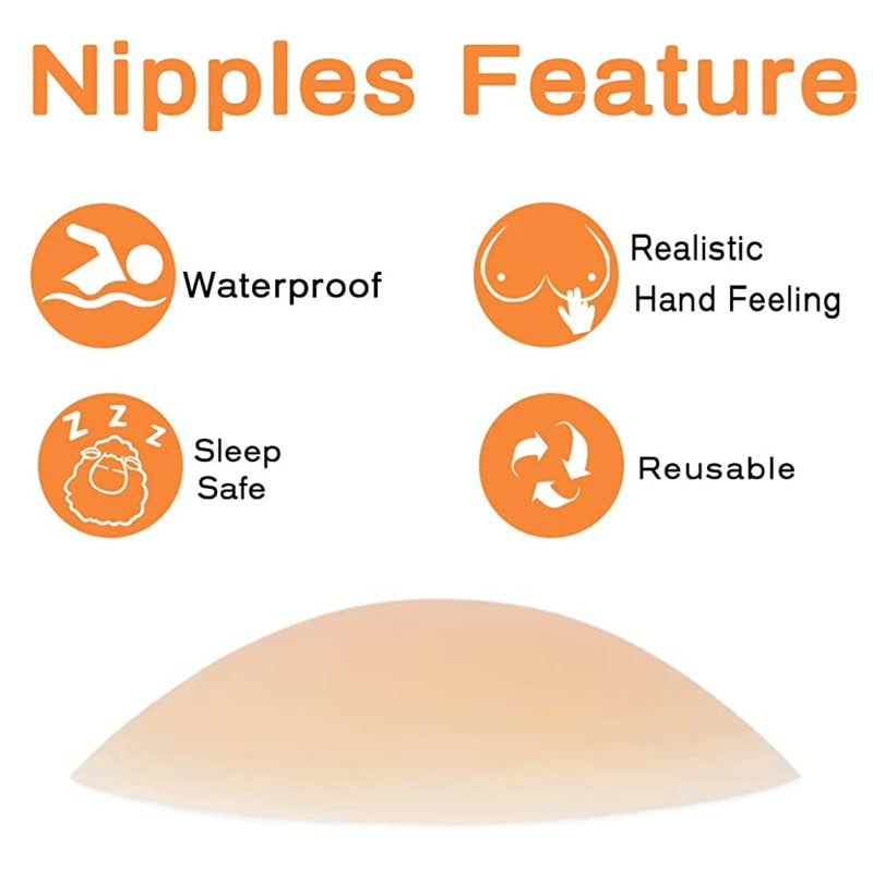 Nipple CoverFeatures &amp; Description:
REUSABLE NIPPLE COVERS - medical grade silicone NippleCover Pasties for women from Go Nipless. Our reusable pasties are long lasting for My Tech AddictMy Tech Addict