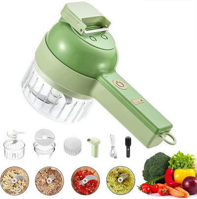 Electric Vegetable ChopperFeatures &amp; Description:
Upgraded Electric Vegetable Chopper: Chopping, slicing, mashing, peeling or cleaning with our newest multi vegetable cutter set! This funApplianceMy Tech AddictMy Tech Addict